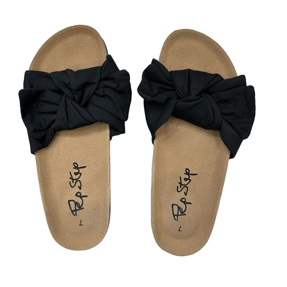 NWOT - Pep Step Bow Slide Sandals